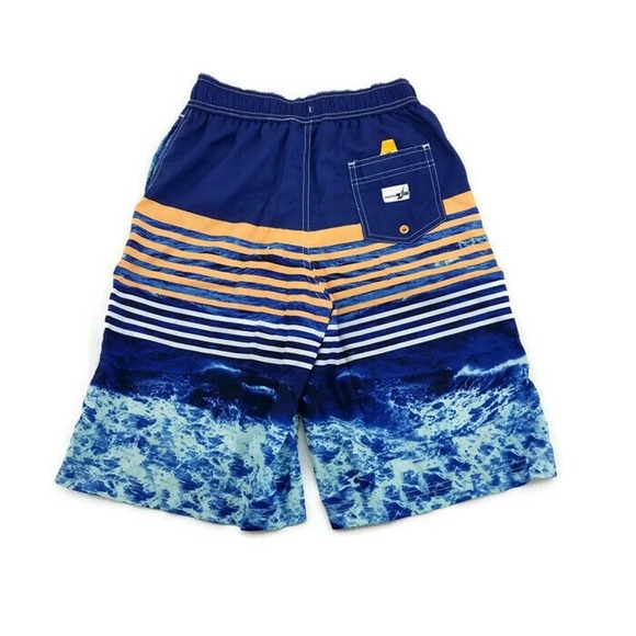 Nautica Vibrant Multi-Color Board Swim Shorts Boys Large (14-16) Trunks - Picture 3 of 8